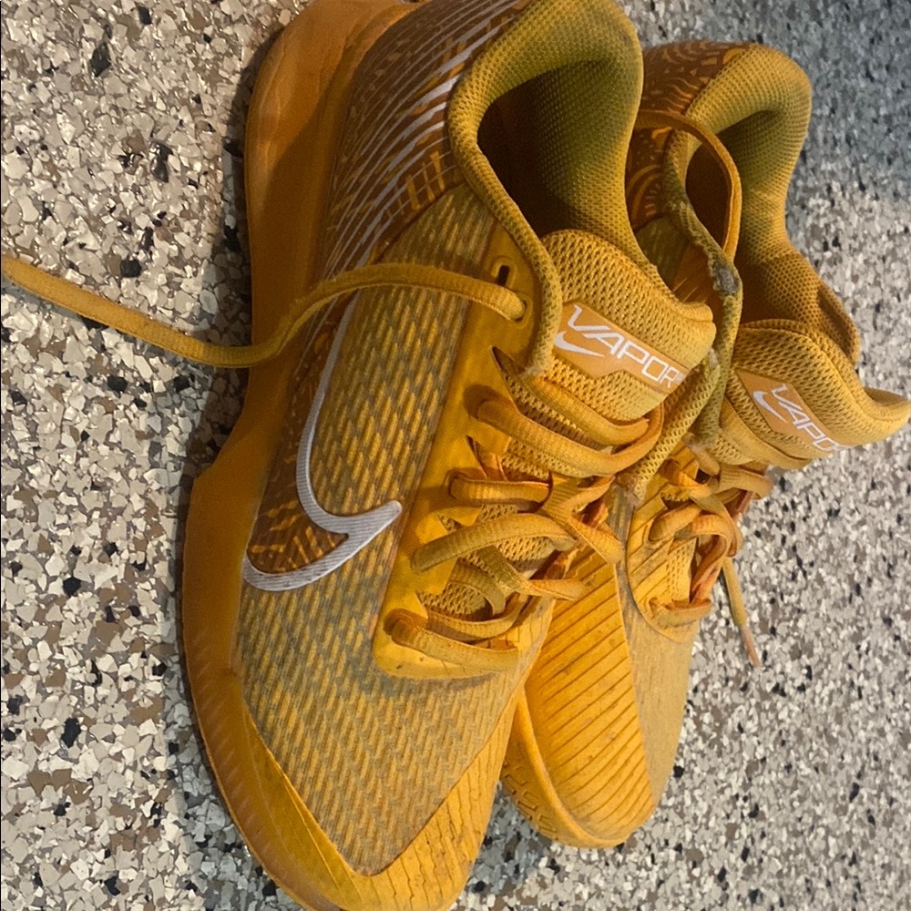 Nike Women's Vapor Shoes - Yellow and White